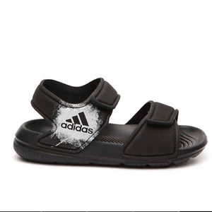 Black Adidas toddler sandals